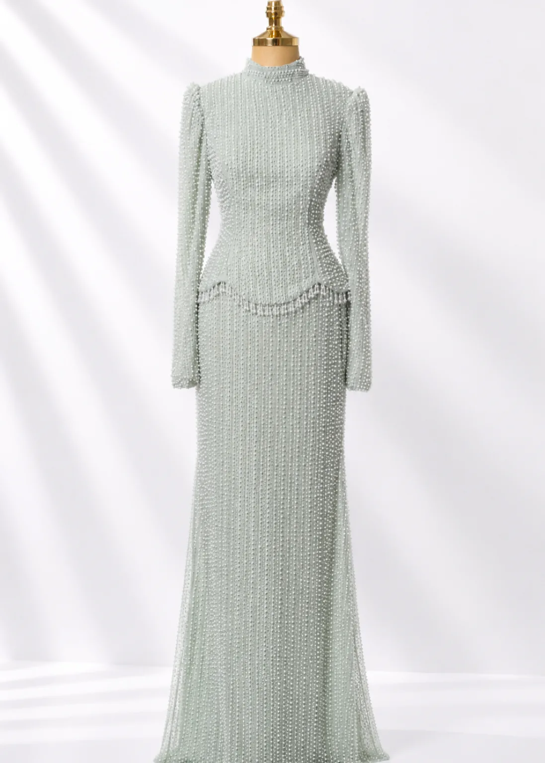 The Celeste Pearl Gown