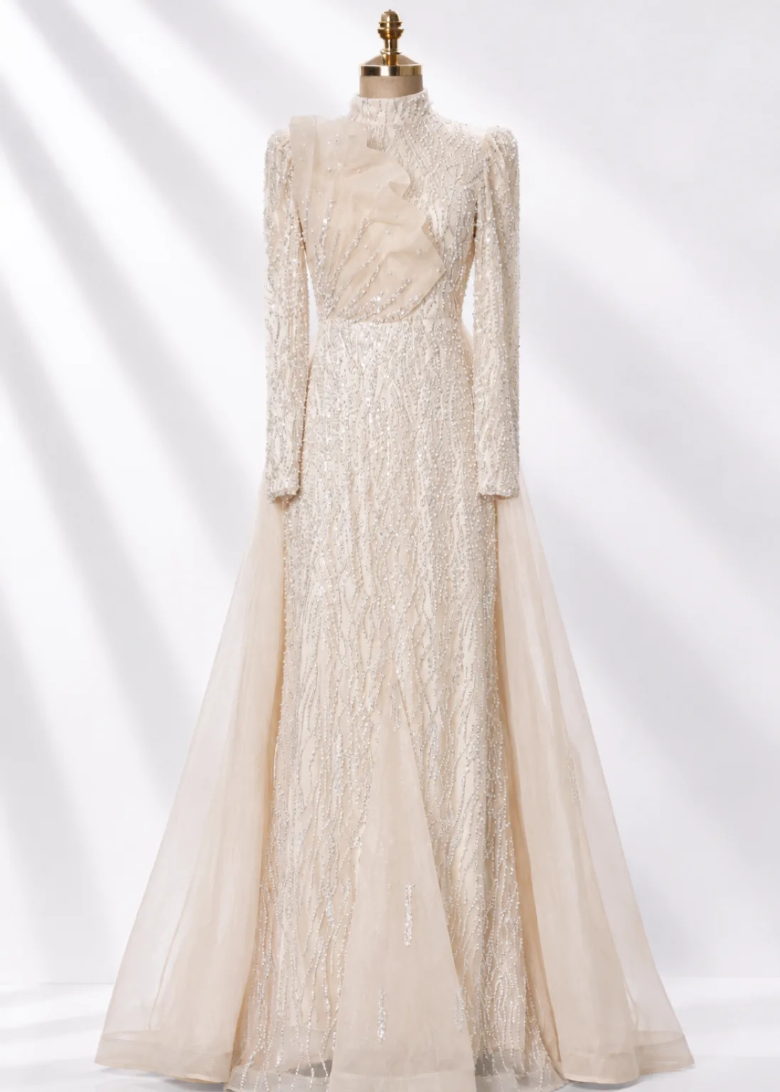 Pearl Cascade Gown