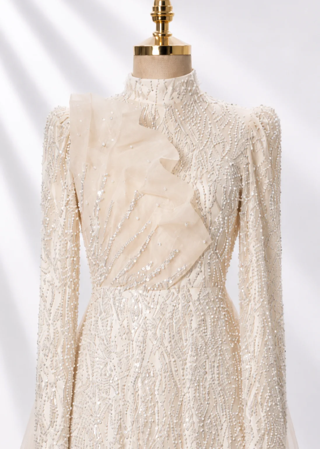 Pearl Cascade Gown